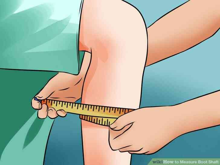 Image intitulé Mesurer la tige de la chaussure de l